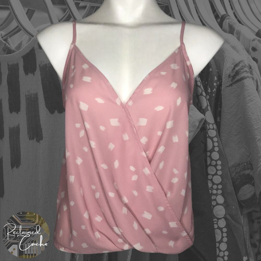 Lush Pink and White Tank - Size Extra Small (XS)